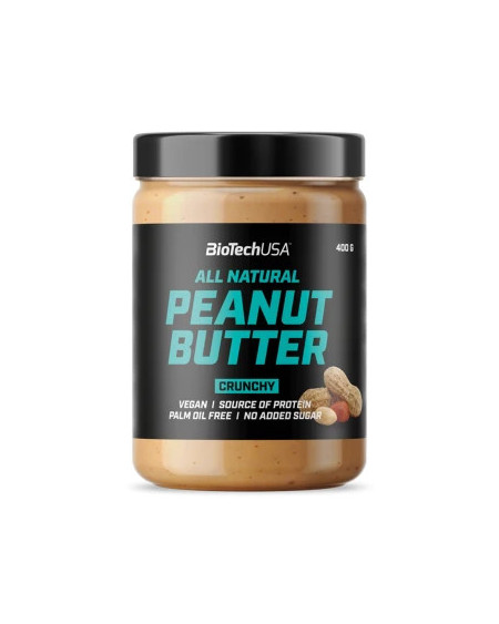 PEANUT BUTTER 400g (Crunchy/Smooth) - Nutrición Deliciosa