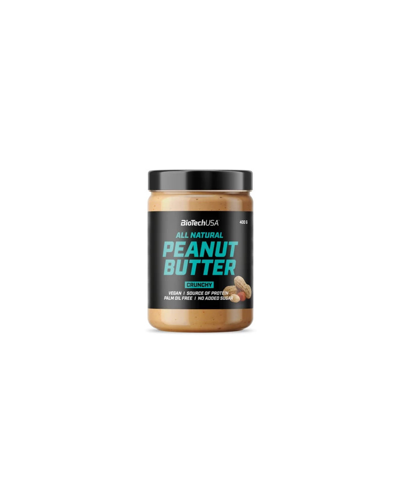 PEANUT BUTTER 400g (Crunchy/Smooth) - Nutrición Deliciosa