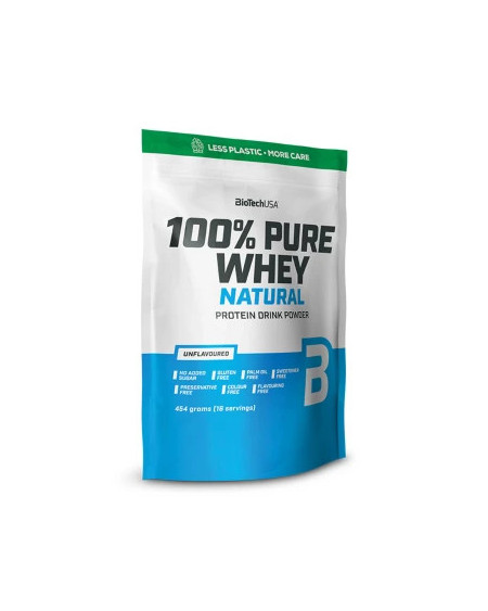 100% Pure Whey Natural 454g - sabor natural