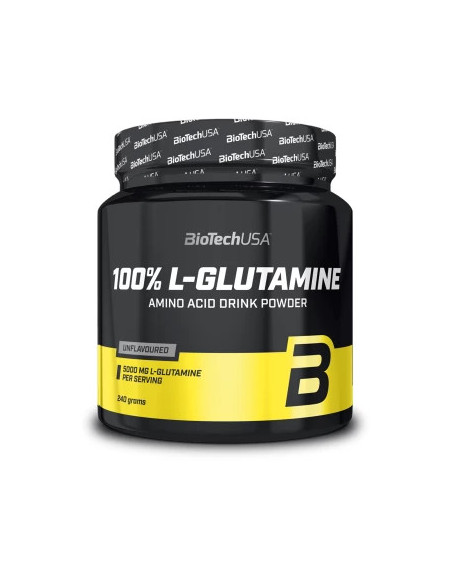 100% L-GLUTAMINE - Soporte de Recuperación Muscular