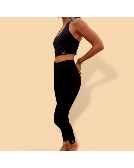 Conjunto Deportivo Negro | Elevate Ropa Deportiva Sostenible