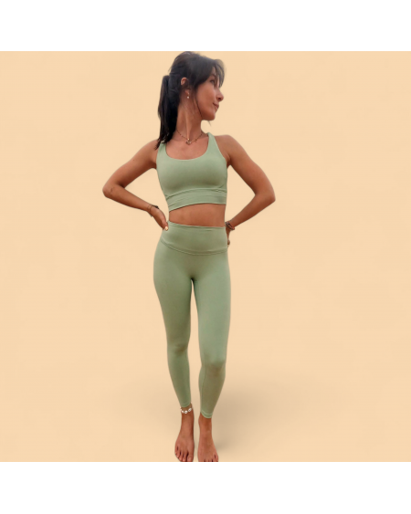 Legging Deportivo Verde Menta | Elevate Ropa Deportiva Sostenible