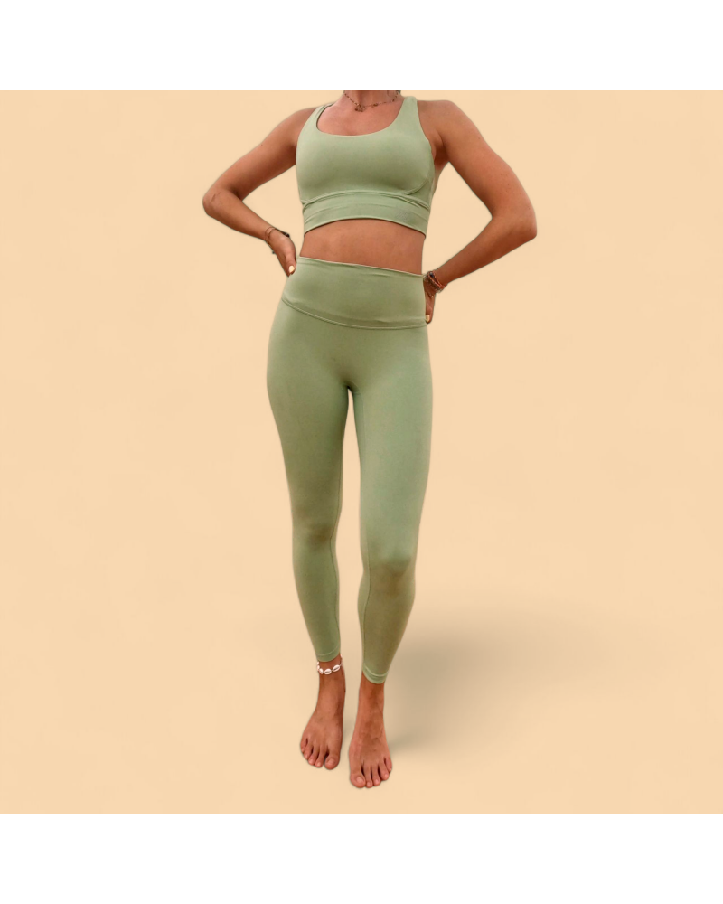 Legging Deportivo Verde Menta | Elevate Ropa Deportiva Sostenible