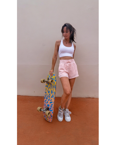 Short Técnico Rosa Pálido | Elevate Ropa Deportiva Sostenible