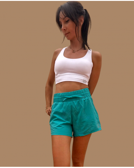 Short Técnico Turquesa | Elevate Ropa Deportiva Sostenible