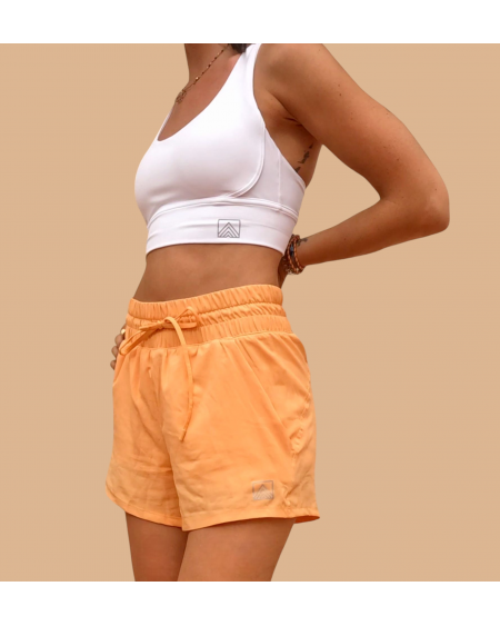 Short Técnico Naranja | Elevate Ropa Deportiva Sostenible