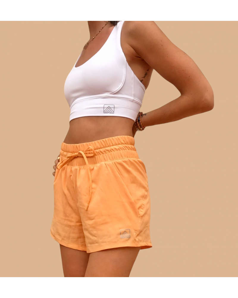 Short Técnico Naranja | Elevate Ropa Deportiva Sostenible