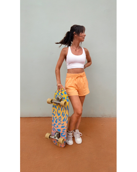 Short Técnico Naranja | Elevate Ropa Deportiva Sostenible