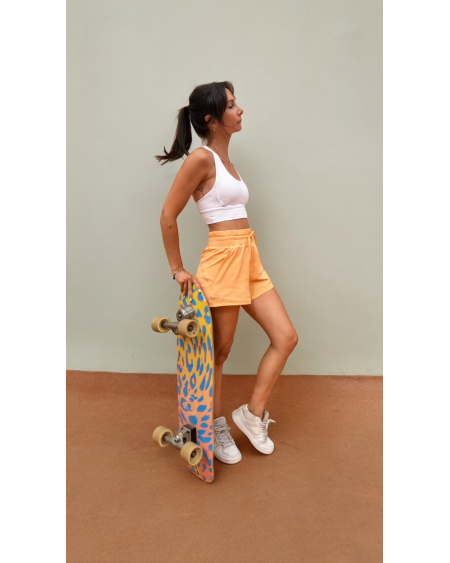 Short Técnico Naranja | Elevate Ropa Deportiva Sostenible