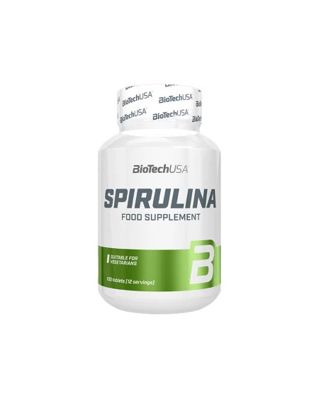 SPIRULINA 100 Tabletas - Superfood Alga Verde