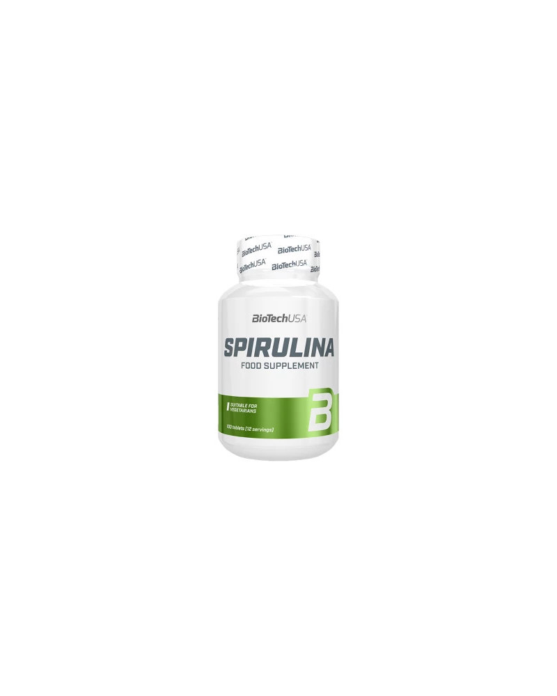 SPIRULINA 100 Tabletas - Superfood Alga Verde