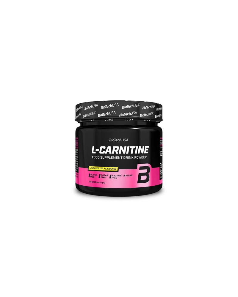 L-CARNITINE Flavoured Drink Powder 150g Lemon Ice Tea - Energía y Quema de Grasas