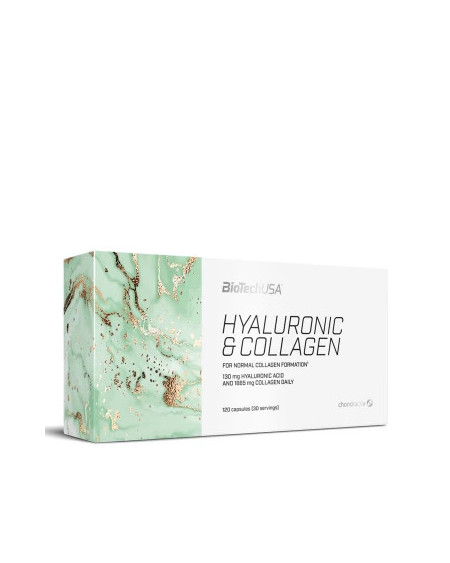 HYALURONIC & COLLAGEN 120 Cápsulas - Belleza y Salud Articular