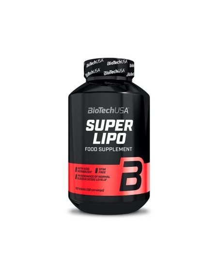 SUPER LIPO 120 Tabletas - Formula de Pérdida de Peso Intensiva