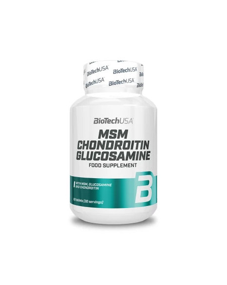 MSM CHONDROITIN GLUCOSAMINE 60 Tabletas - Soporte Articular Completo